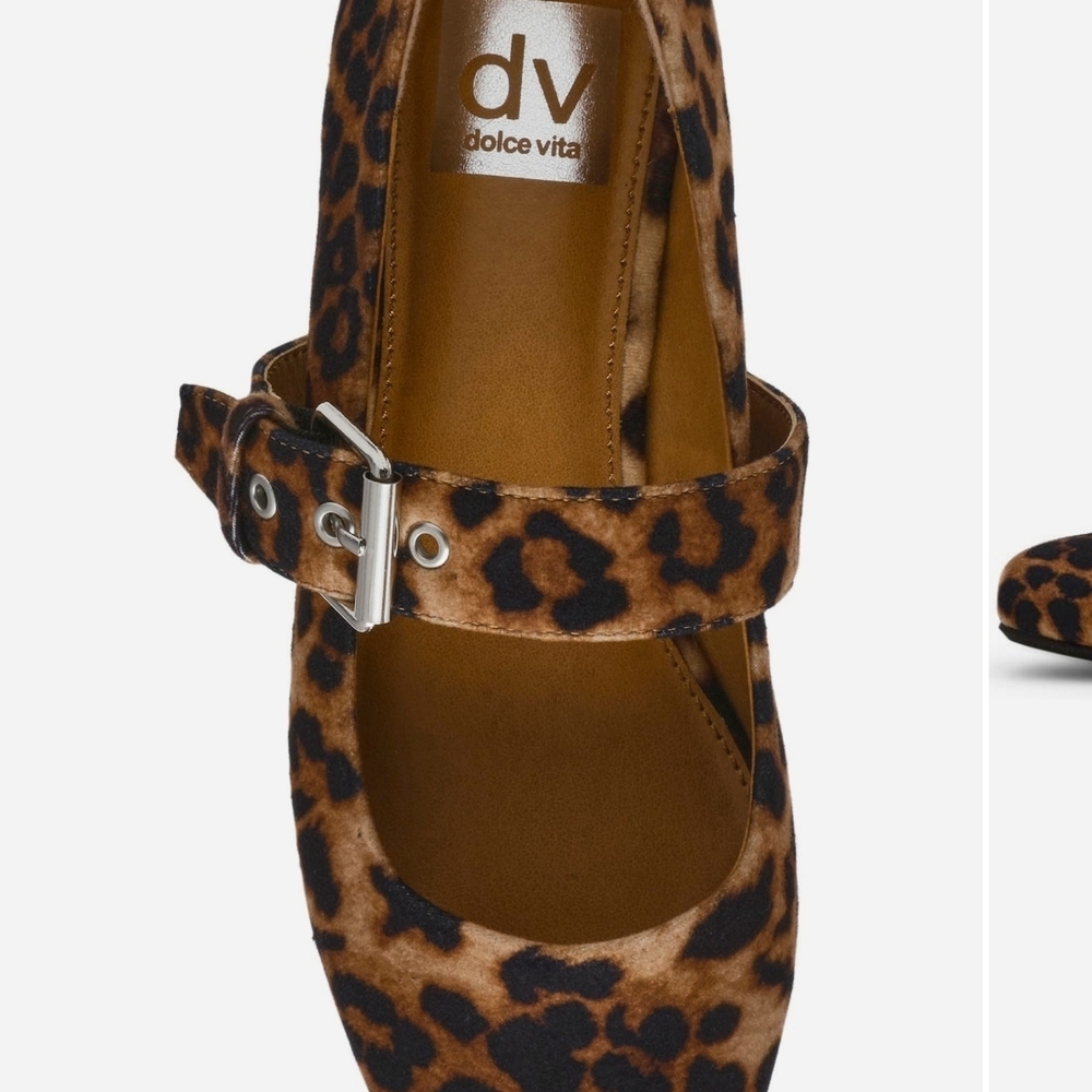 Dolce Vita Leopard Print Flats - Picture 4 of 8